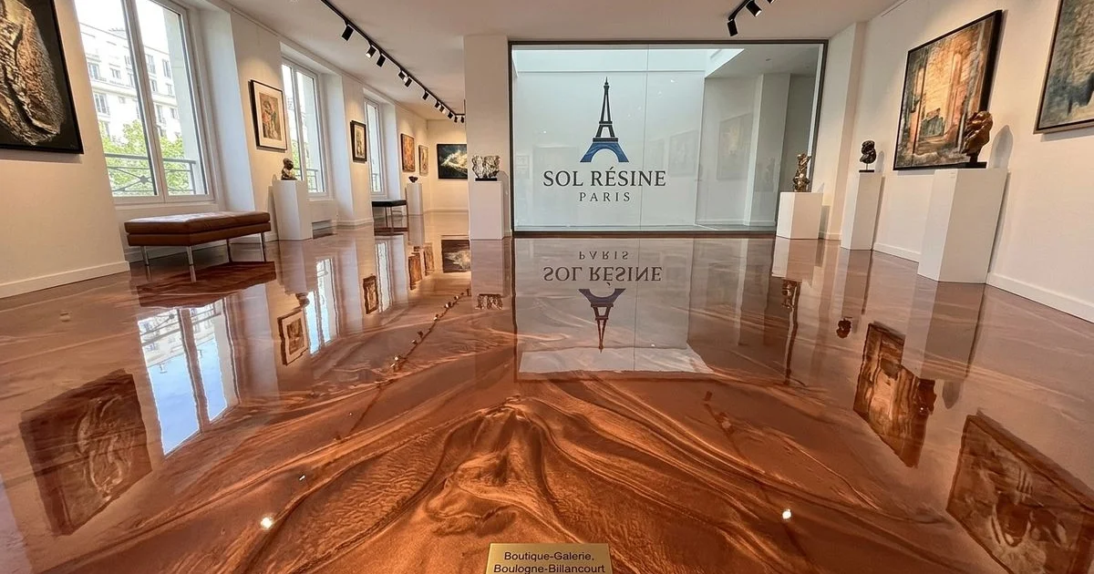 Sol Résine Métallisé
