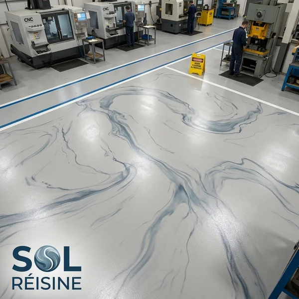 Réalisation 3 Sol Résine Paris